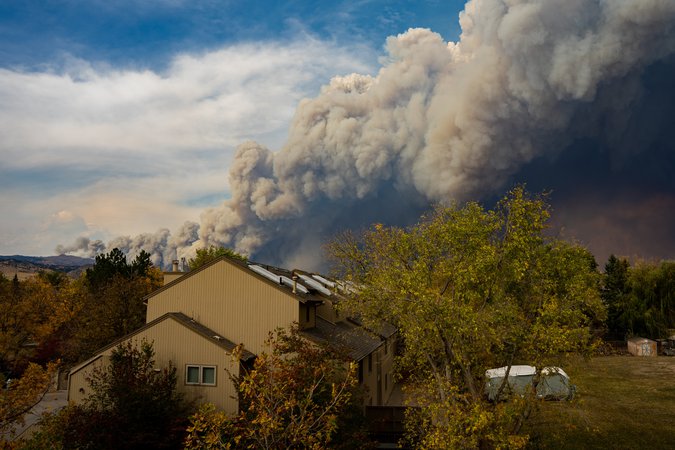 Calwood Wildfire in Boulder, CO